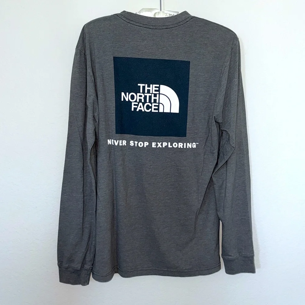 The‎ North Face Men's Charcoal Long Sleeve Tee